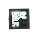 Shiva 0-300V 51x51mm Square Shape Analog Voltmeter