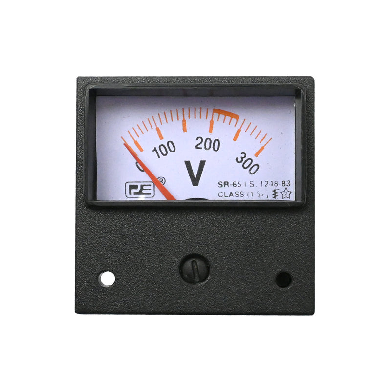 PE 0V-300V 64x64x50mm Analog Voltmeter