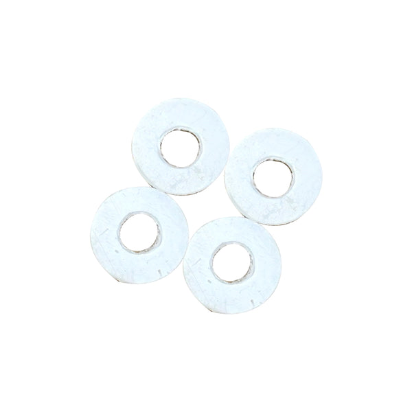 3.3 x 8mm White Nylon Washer