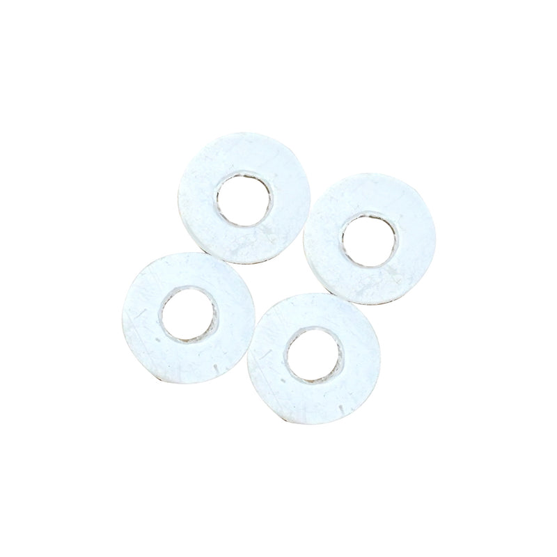 3.3 x 8mm White Nylon Washer