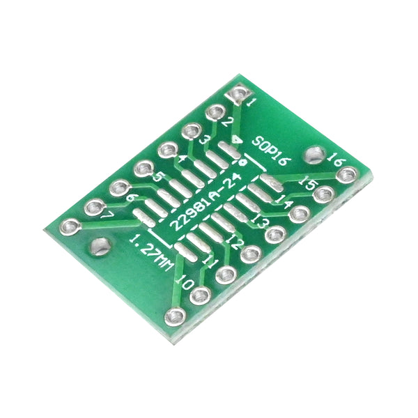 16 Pin SMD to DIP Adapter PCB