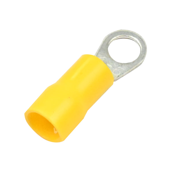 5.2mm Insulated Yellow Ring Crimp Terminal Connector