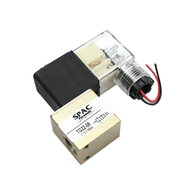 Spac Pneumatic TG22-08 24VDC 4.8W Solenoid Valve