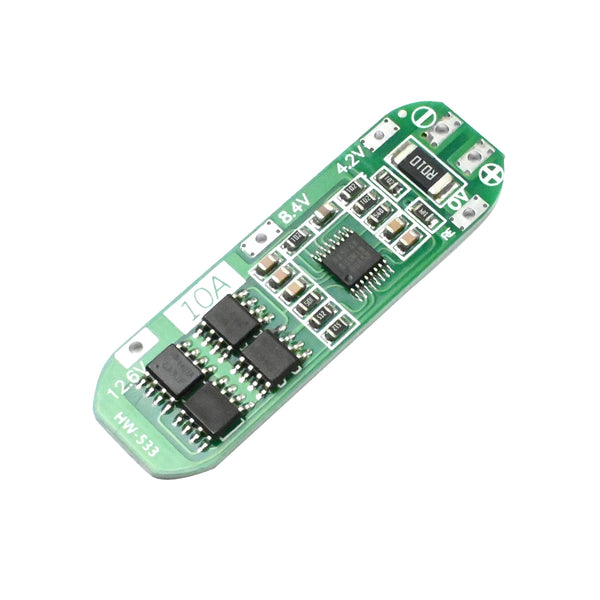 3S 12.6V 10A Lithium Battery Protection System BMS Board