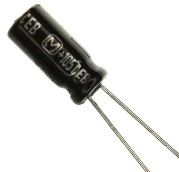 22µF 25V Electrolytic Capacitor