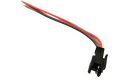 JST SM 2 Pin Plug Male and Female Pair Connector 3 Inch Wire length  (Orange Grey)