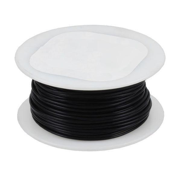 0.17mm Single Strand Black Hook-up Wire - 1 Meter