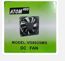 ATOM VD8025MS 12V DC 0.15A Cooling Fan