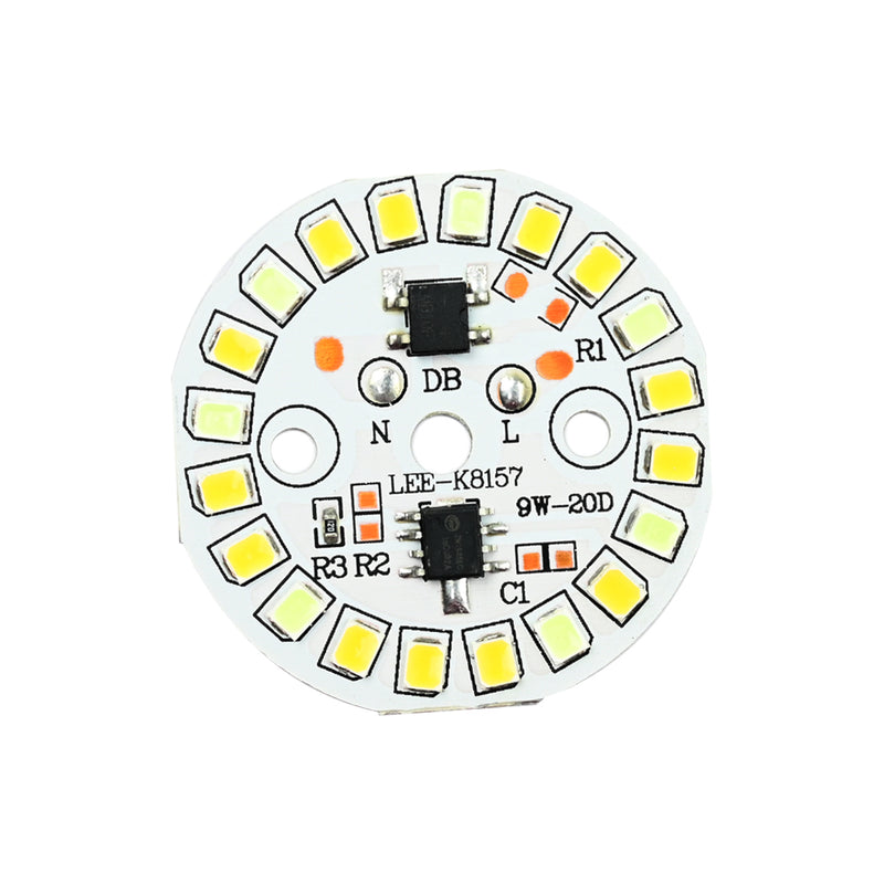 9W White Warm-White 38mm DOB LED