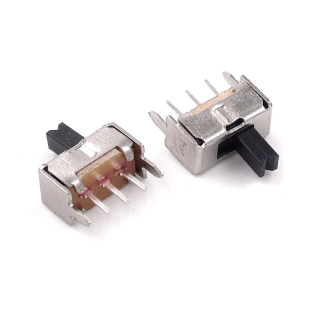 3 Pin 2mm Pitch 8mm Knob Mini SPDT Slide Switch