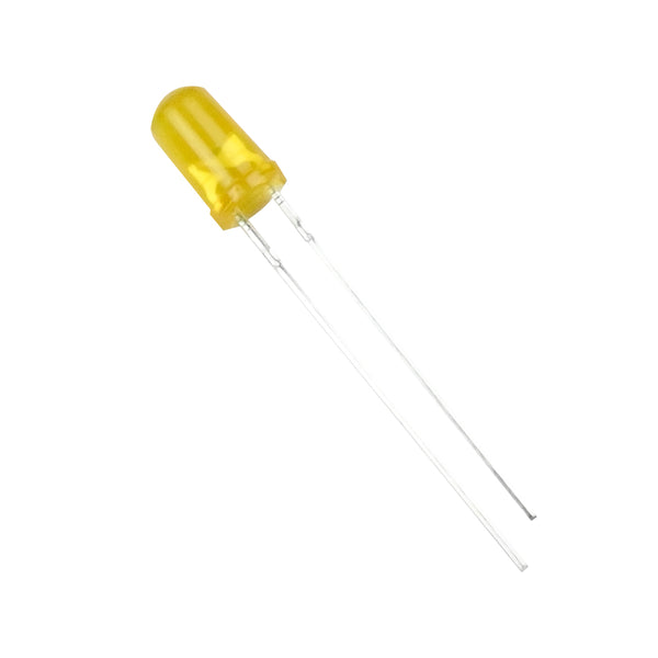5mm 1.8-2.4V Yellow/Amber Through Hole LED (300-400mcd)
