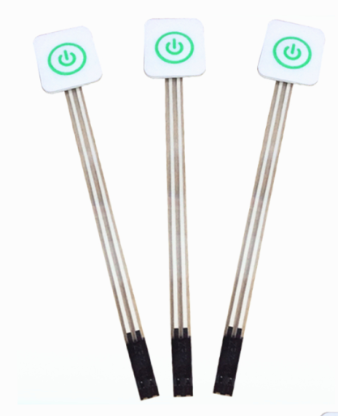 One key ON OFF Momentary PET PVC Membrane Matrix Keypad