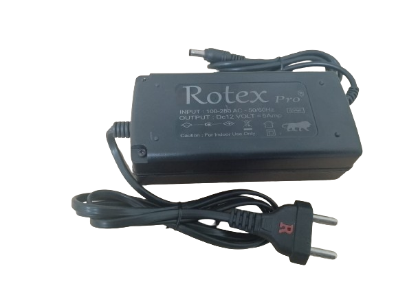 Rotex 12V DC 5A 60W Power Adapter