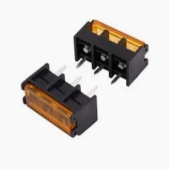 ZHONGA HB9500-9.5-3P 9.5mm Pitch 5-pin Barrier Terminal Connector with Flap Cover Lid 300V 30A