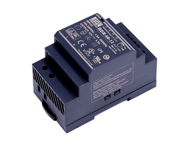 HDR 60-12 Mean Well 12V SMPS Din Rail Power Supply