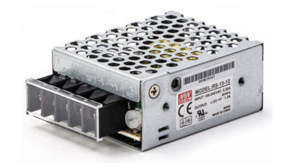 RS-15-12 Mean Well 15W 12V 1.3A  SMPS Power Supply