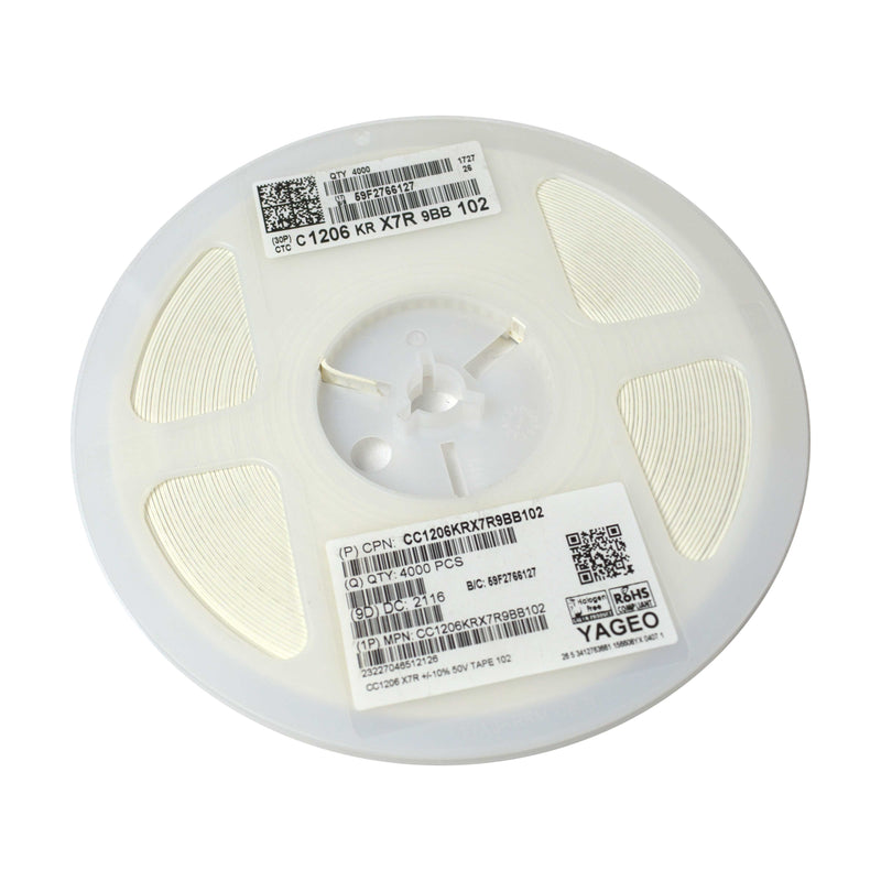 6.8nF Ceramic Capacitor SMD 1206 (Reel of 4000)